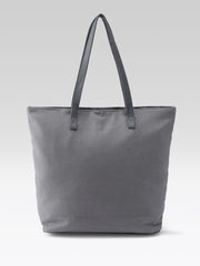 PRIMROSE Canvas Tote Bag with Gold Floral Embroidery