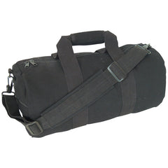 Heavy Duty Cotton Canvas Roll Bag 22 OZ, Black, 12" x 24"