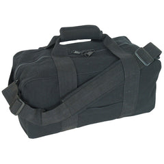 Heavy Duty Cotton Canvas 22 OZ, Gear Bag, Black, 9" x 18"