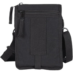 Cotton Canvas Ultimate Travel Portfolio 22 OZ, Black