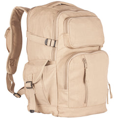 HEAVY DUTY 22 OZ BACKPACK FOR RUGGED USE FOR MEN, BEIGE
