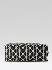 PRIMROSE Black and White Geometric Print