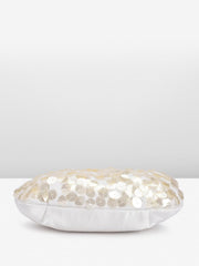 PRIMROSE Women's Cream Beaded Clutch Purse with Chain Handle