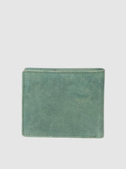 PRIMROSE Leather Slim Wallet, Minimalist Design, Sage Green