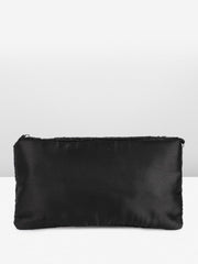 PRIMROSE Black Beaded Evening Clutch Bag for Women