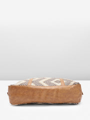 PRIMROSE Geometric Textured Shopper Tote Bag