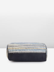 PRIMROSE Striped Structured Shoulder Bag with Tasselled Detail