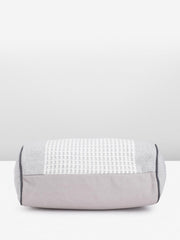 PRIMROSE Women's Tote Bag Grey Fabric with Tassel Patterned Design