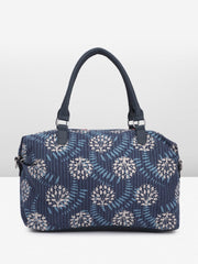 PRIMROSE Floral Printed Handbag for Women Blue and Red with Detachable Strap