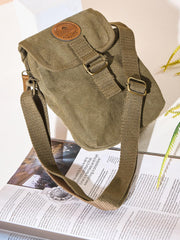 Rimrock Canvas Utility Shoulder Bag, Military Style, Olive