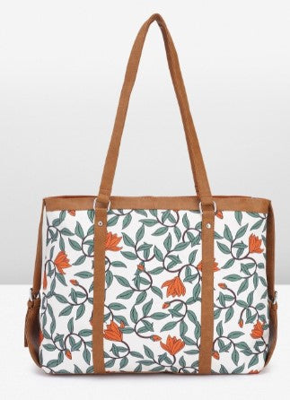 PRIMROSE Women's Floral Print Tote Bag