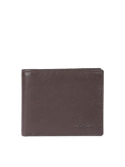 PRIMROSE Classic Leather Bi-fold Wallet for Men, Brown, Slim Design