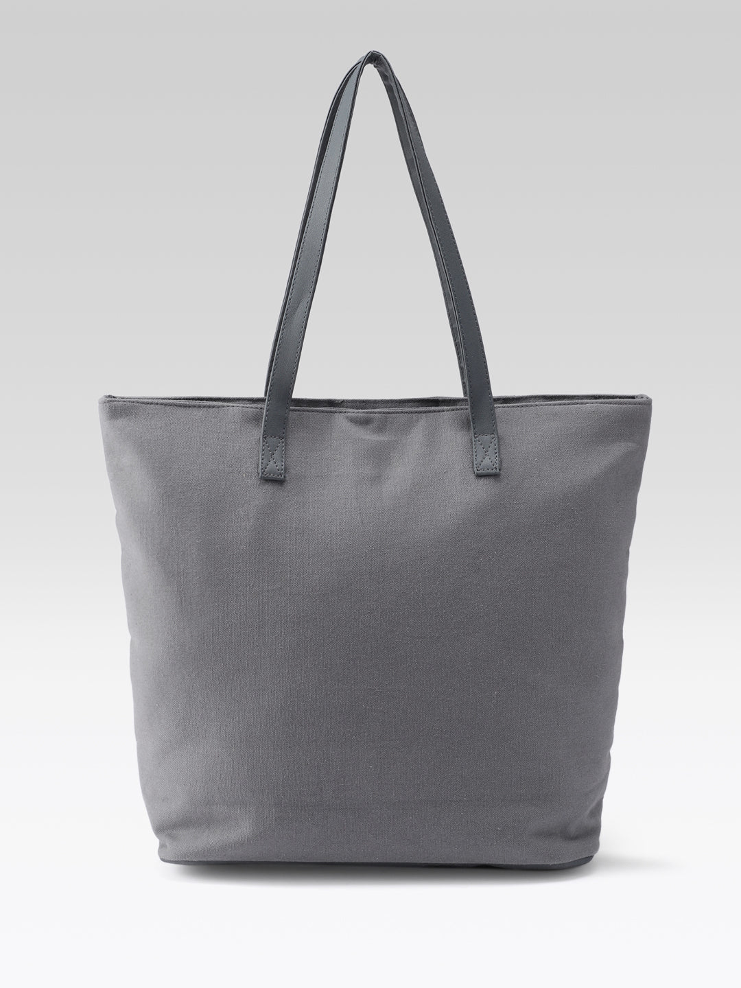 PRIMROSE Canvas Tote Bag with Gold Floral Embroidery