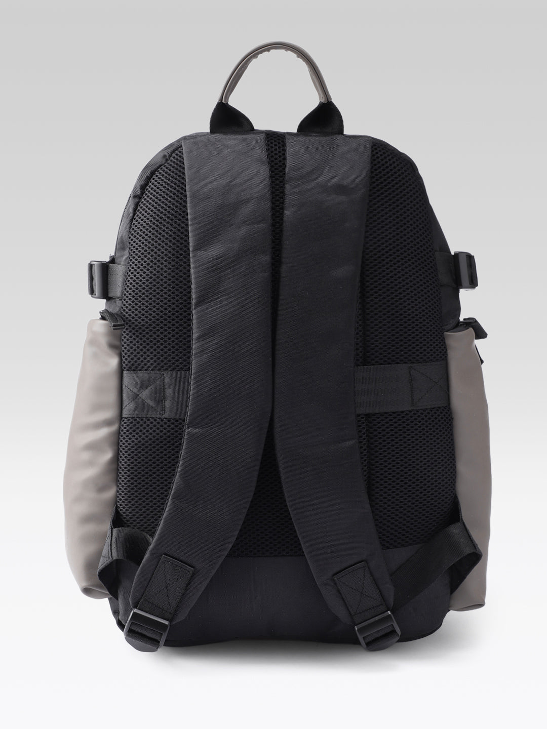 PRIMROSE Multi-Pocket Backpack, Grey and Black Two-Tone, Multiple Compartments, Padded Straps, Travel and Daily Use