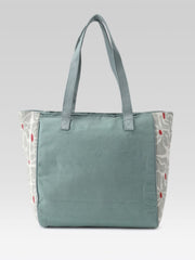 PRIMROSE Floral Print Tote Bag, with Tassel Charm, Spacious Interior
