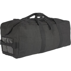 Gen II Two Strap Duffel Bag 22 OZ Cotton Canvas,  Black