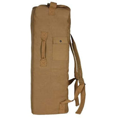 Two Strap Duffel Bag22 OZ Cotton Canvas, Brown