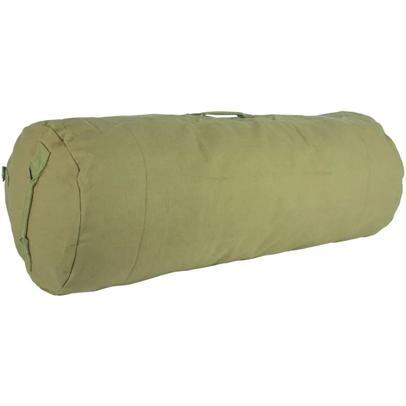 Zipper Duffel Bag 22 OZ Cotton Canvas,  Olive Drab