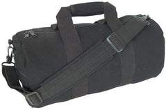 Heavy Duty Cotton Canvas Roll Bag 22 OZ, Black, 9" x 18"
