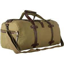 Weekender Duffel Bag 22 OZ Cotton Canvas,  Olive Drab