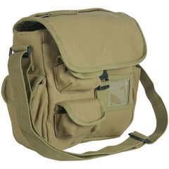 Heavy Duty Cotton Canvas 22 OZ Messenger Bag, Olive Drab