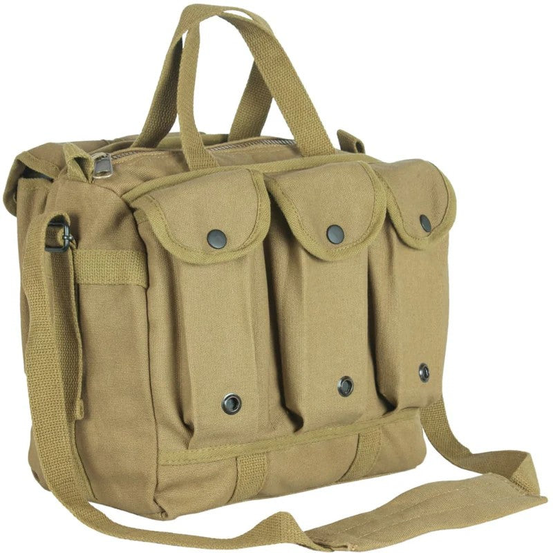 Cotton Canvas Mag/Shooter’s Bag 22 OZ , Olive Drab