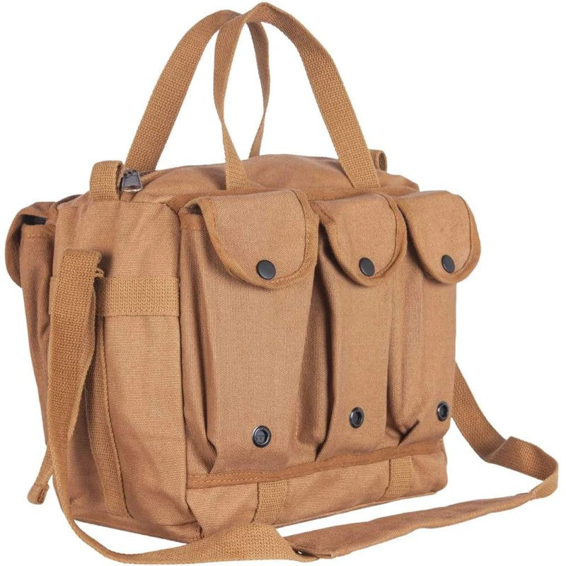 Cotton Canvas Mag/Shooter’s Bag 22 OZ , Coyote Brown