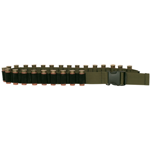 Shotgun Shell Bandolier 22 OZ, Olive Drab