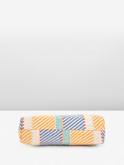PRIMROSE Multicoloured Striped Woven Crossbody Bag with Adjustable Strap