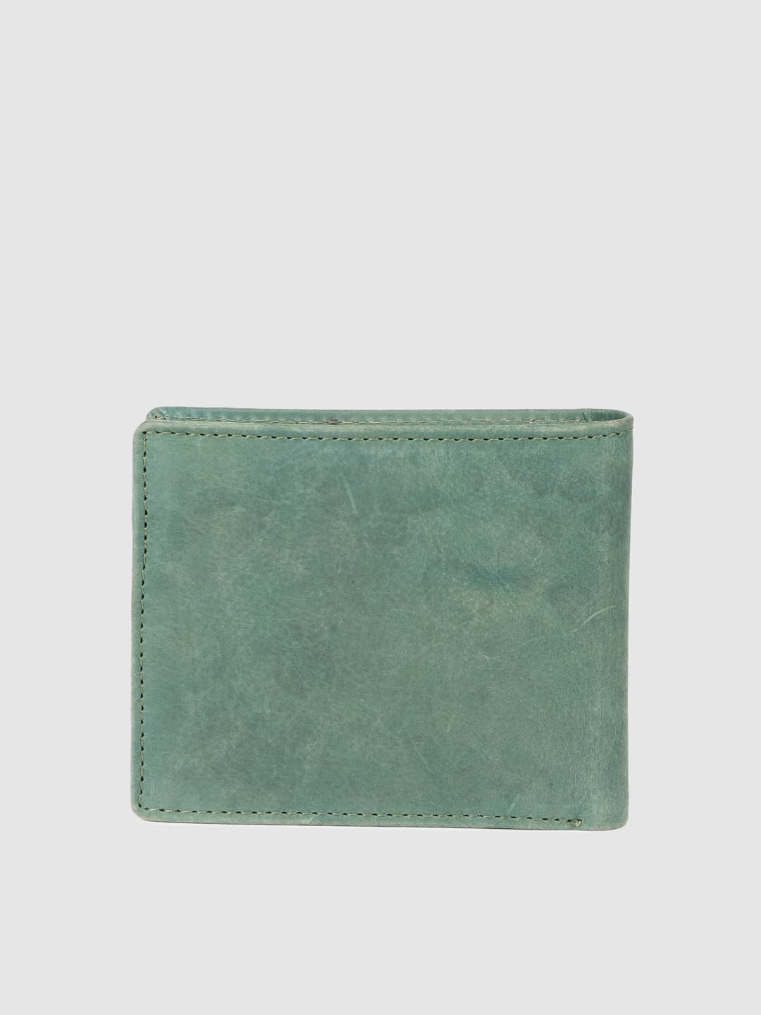PRIMROSE Leather Slim Wallet, Minimalist Design, Sage Green