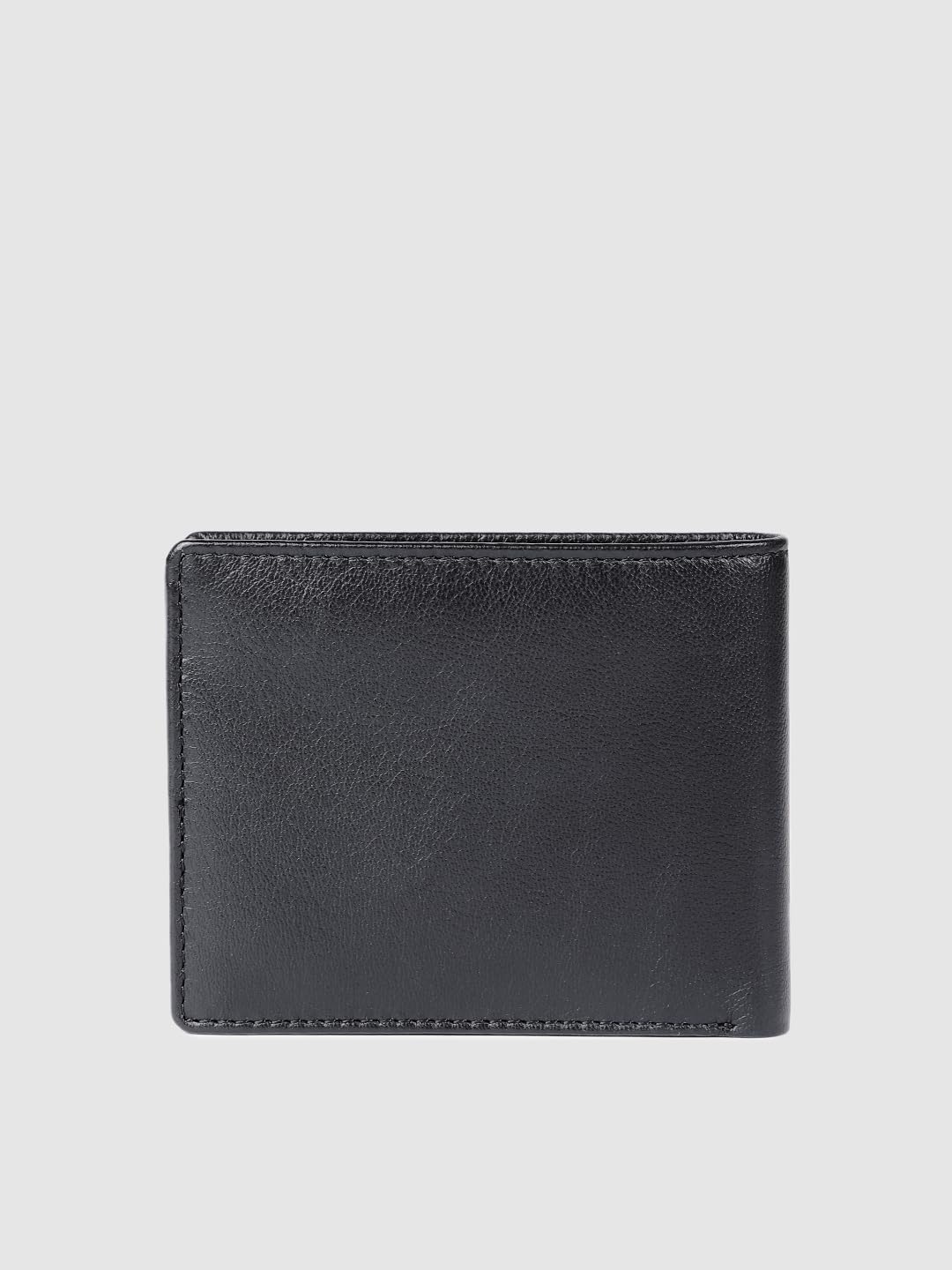 PRIMROSE Men's Leather Bi-fold Wallet, Classic Black, Slim Design