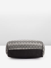 PRIMROSE Geometric Design Structured Shoulder Bag with Tasselled Detail