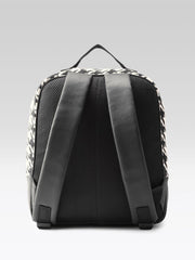 PRIMROSE Backpack Bag, Houndstooth Pattern Jacquard, Black and White.
