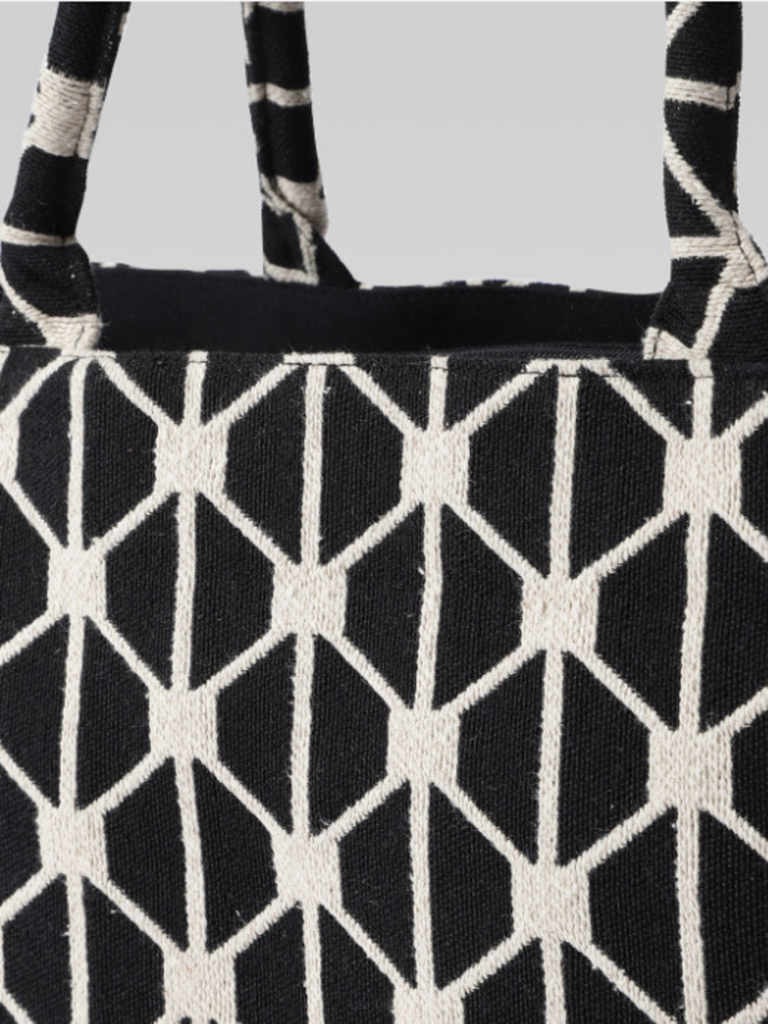PRIMROSE Black and White Geometric Print