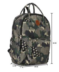 RIMROCK Geometric Camouflage Backpack, Military Pattern Design, Multiple Compartments