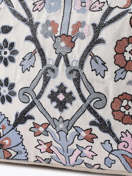 PRIMROSE Floral Tapestry Tote Bag, Woven Embroidered Design