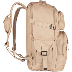 HEAVY DUTY 22 OZ BACKPACK FOR RUGGED USE FOR MEN, BEIGE